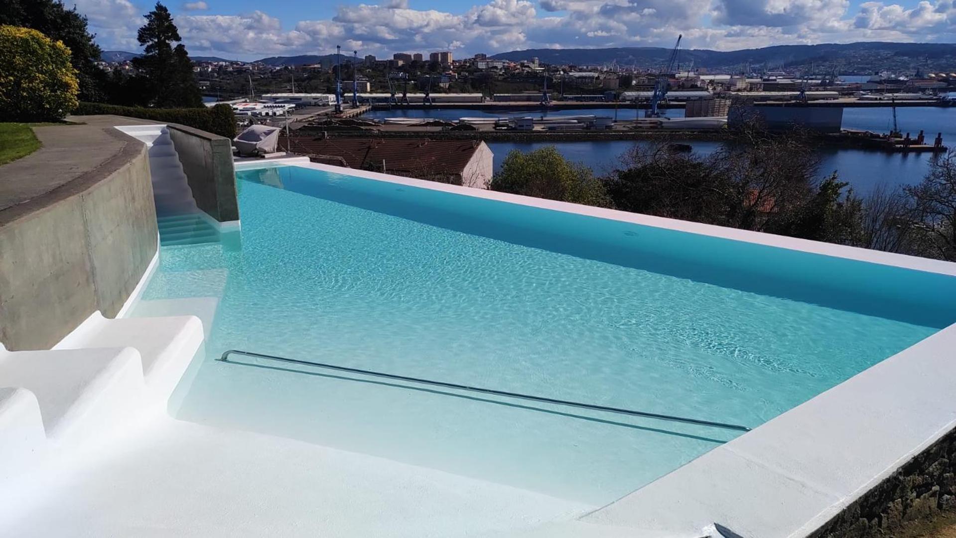 Apartamento Con Piscina Y Excelentes Vistas Феррол Экстерьер фото